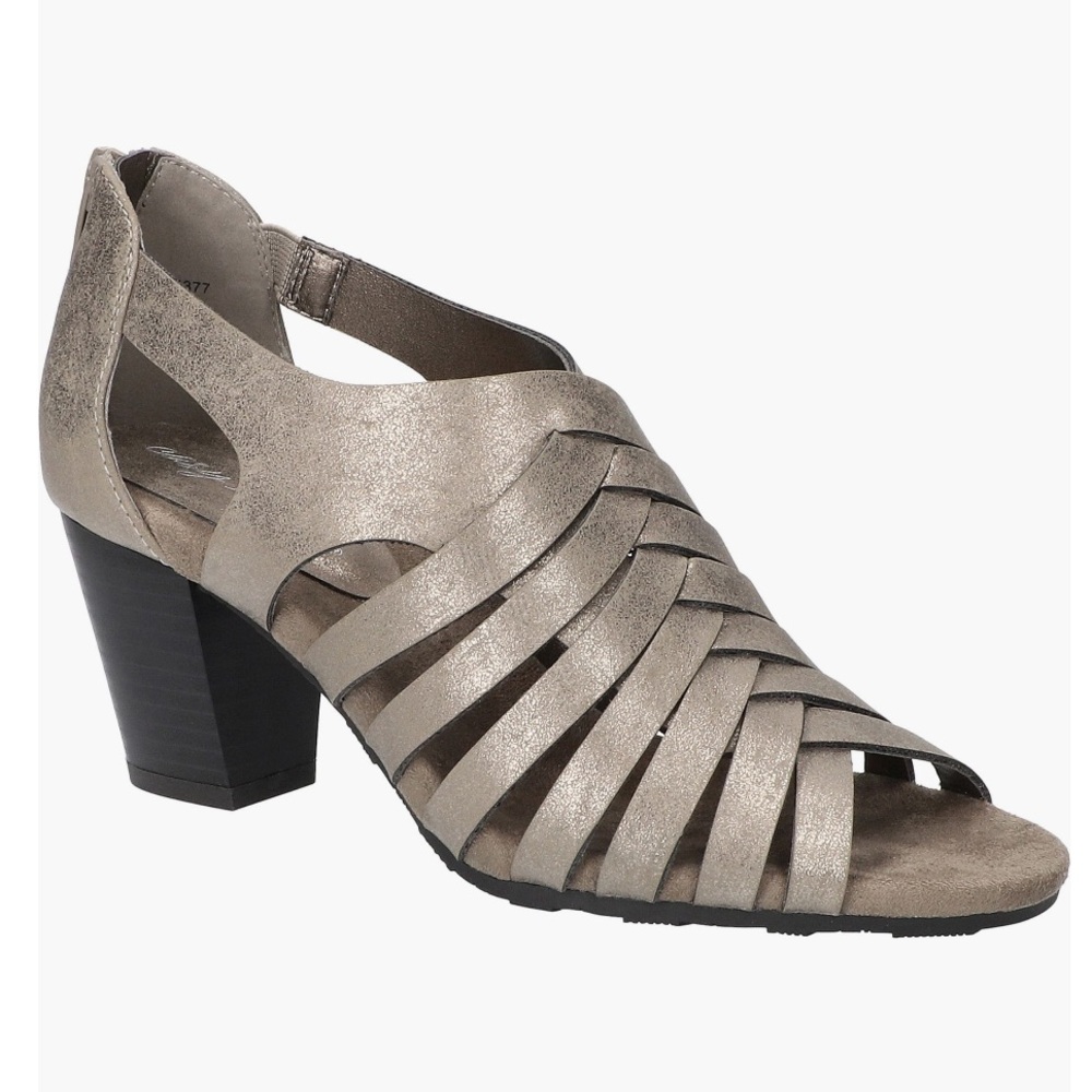 Easy Street Pewter Vanni Sandals‎ Size 6.5